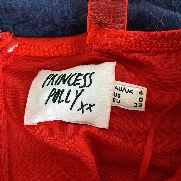 Princess Polly Red Jena Bodysuit - Picture 3 of 3